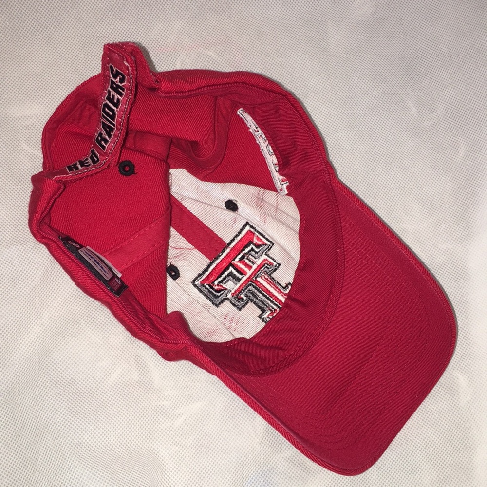 Red Texas Tech Baseball Cap - Picture 2 of 3